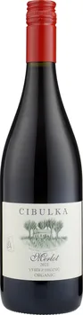 Víno Víno Cibulka Merlot 2021 výběr z hroznů BIO 0,75 l