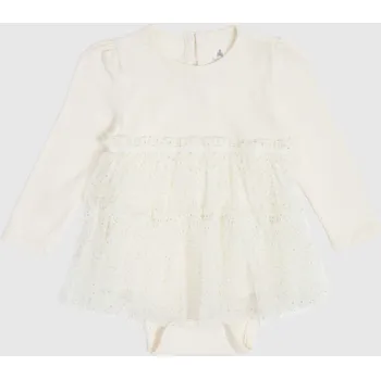 Kojenecké oblečení GAP Baby body se sukýnkou - Kluci GAP bílá 2562950