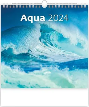 Kalendář Helma365 Nástěnný kalendář Aqua 2024
