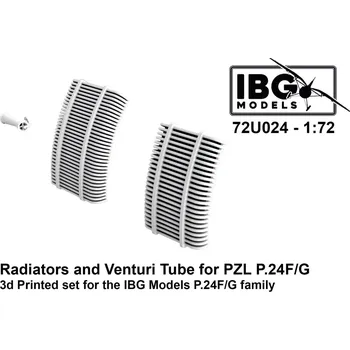Plastikový model 1/72 P.24F/G Radiators & Venturi (3D-Pr.)