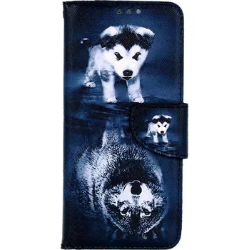 Pouzdro na mobilní telefon Pouzdro Xiaomi Redmi Note 11 knížkové Odraz vlka (kryt neboli obal na Xiaomi Redmi Note 11)