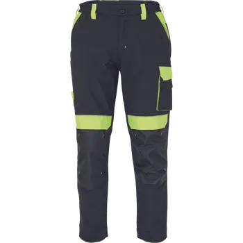 Cerva Kalhoty pracovní do pasu MAX VIVO pánské černá/žlutá 68