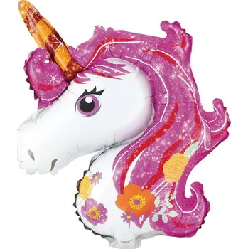 Balónek Foliový balonek jednorožec 33x51 cm
