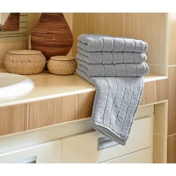 Ručník Polášek Holešov Iva šedá 100% bavlna Šedá Ručník 50x100