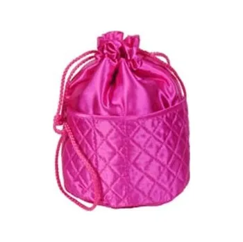 Kosmetická taška COSMETIC ETUE Saténový vak - růžový 18x12x12cm