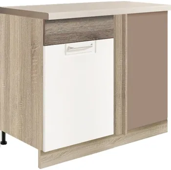 Kuchyňská skříňka Fadome Dolní rohová kuchyňská skříňka Econo 24D, levá Zvolte korpus: Dub artisan