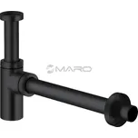 Kludi Bad Sifone Sifon umyvadlový Design bez výpusti 5/4"x 32 mm, černý matný, 1002039-00