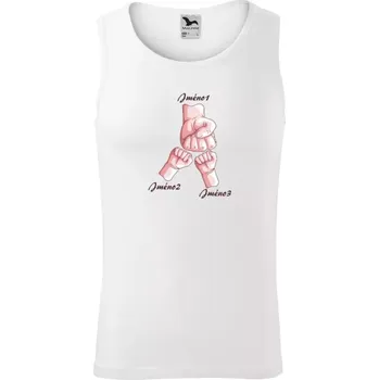 Pánské tílko Pánské tílko Malfini Core Ručičky se jménem