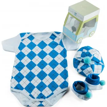 Kojenecká souprava Kojenecký dárkový set 3 díly - modrá
