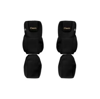 autokoberec Sada potahů sedaček (sedadel) pro DAF XF 105, XF 106 (od roku 2012) černá 20328