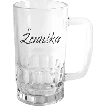 Sklenice Půllitr Ženuška