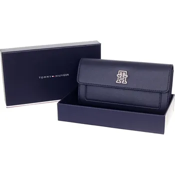 Peněženka TOMMY HILFIGER TH TIMELESS LARGE FLAP AW0AW15257 DW6 námořnická modrá