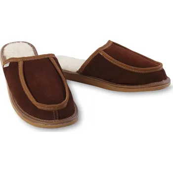 Dívčí pantofle Wooline Kožené pánské pantofle Velikost obuvi: 40