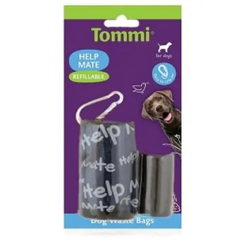 sáček na exkrement Tommi Help Mate textilní kapsička + 2 x 20 sáčků