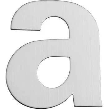 Domovní cedule Portaferm Domovní znak „a“, 150 mm, nerezová ocel, kartáčováno 10149916