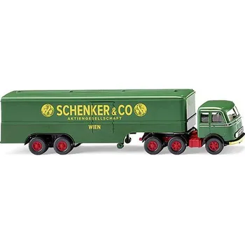 Modelová železnice Wiking 051327 H0 model nákladního vozidla Mercedes Benz Kufr LPS 333 „Schenser“