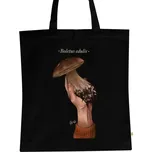 BIO plátěná taška s potiskem Hřib smrkový, Taška do lesa