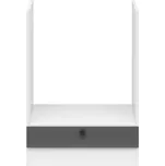 BRW Junona Line Ramka vestavná skříňka BBL DPK/60/82, bílá/grafit