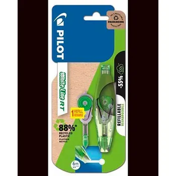 Korekční prostředek Korekční roller Whiteline RT + náplň, BeGreen, 4 mm x 6 m, PILOT PILOT