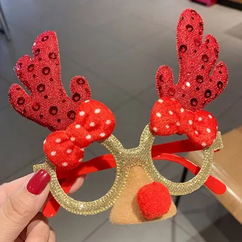 Vánoční dekorace Verato Vánoční ozdobné brýle - sob s nosem