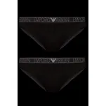 Dámské kalhotky 2PACK 163334 3F223 00020 černé - Emporio Armani M