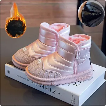 Čína Kvalitní zimní dívčí boty (sněhule) - protiskluzové, voděodolné v růžové barvě Velikost EUR: 31