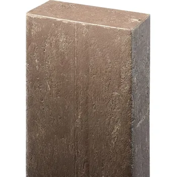 Plotový sloupek Transform Plotový sloupek, hnědý, 4 × 8 × 200 cm, plastový 48402