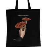 BIO plátěná taška s potiskem Muchomůrka červená, taška do lesa