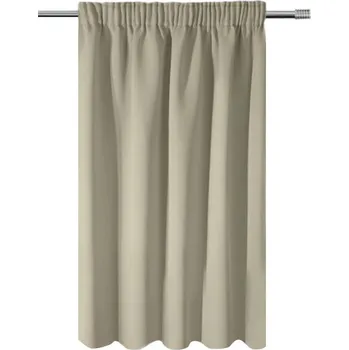 Závěs Závěs s řasicí páskou Elba, zatemňující, 160 × 140 cm, béžový BH-852152