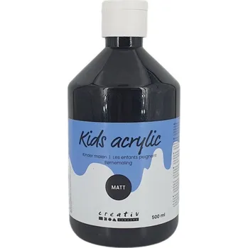Vodová barva creativ company Akrylová barva A-Color 500ml černá matná