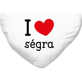 Polštář Polštář srdce 40x35 cm I love ségra