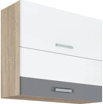 Kuchyňská skříňka Fadome Horní výklopní kuchyňská skříňka Global 48G-80 Zvolte kování: Basic GTV, Zvolte korpus: Dub sonoma