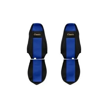 Autodoplněk Sada potahů sedaček (sedadel) pro SCANIA R, G, P (od roku 2016) integrované opěrky hlavy, modrá 20285