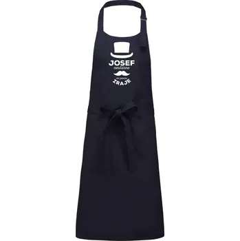 Kuchyňská zástěra Zástěra Kariban Classic Jméno nestárne, on pouze zraje