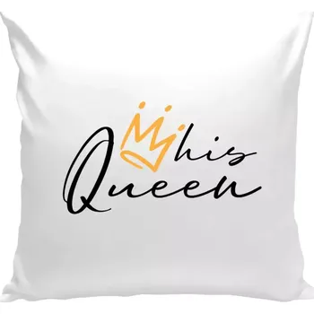 Polštář Polštář bílý 40x40 cm His queen