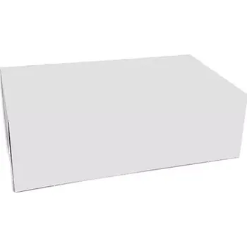 Jednorázové nádobí Papírová krabička bílá 16,5x11x8 cm