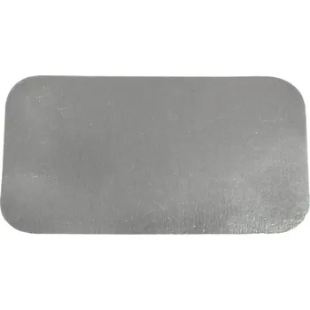 Jednorázové nádobí Hliníkové víčko k misce 220x130x34mm, AL+PAP - 1400 ks