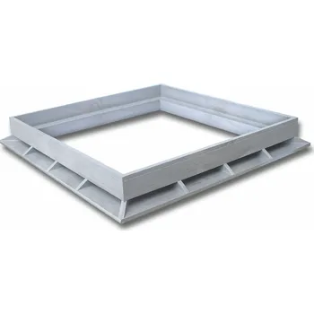 Kanalizační potrubí Revizní šachta vrchní rám, PP, 400 × 400 mm 151942