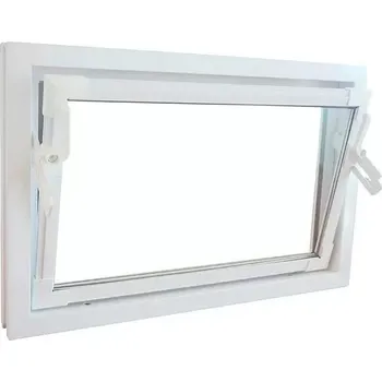 Stavební výplň Solid Elements Q59 Sklepní okno S1, 100 × 60 cm, dvojsklo, 3 komory, bílé W2KFBDETK4.0006