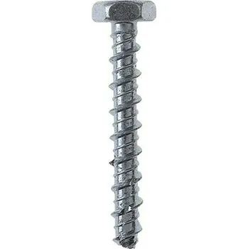 Šroub Profi Depot Upevňovací šroub do betonu, ø 7,5 × 50 mm, šestihranná hlava, 50 ks 00284075050