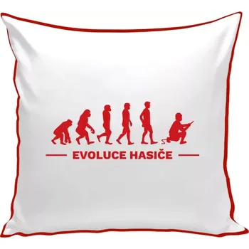 Polštář Polštář barevný 32x32 cm Evoluce - hasič