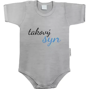 Kojenecký body Dětské body s krátkým rukávem Takový syn
