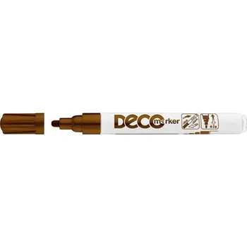 ICO Lakový popisovač Decomaker, hnědá, 2-4mm, ICO 15917