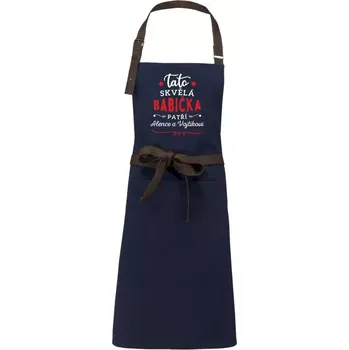 Kuchyňská zástěra Zástěra Kariban Vintage Tato skvělá babička patří