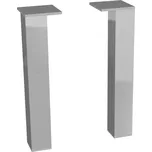 JIKA Cube Sada nábytkových noh, 6 × 23,5 cm, ocel, stříbrná, 2 ks H4944021760001