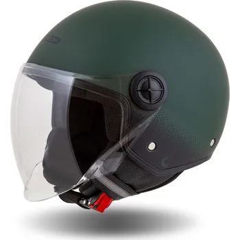 Helma na motorku Přilba handy, cassida (zelená matná/černá, vel. m)