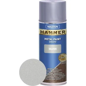 Barva ve spreji Barva ve spreji 400ml stříbrná hladká Metall-Hammer