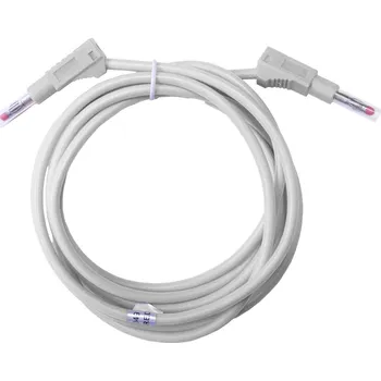 Měřicí kabel Mueller Electric BU-2323-10-79-9 měřicí kabel banánková zástrčka 4 mm banánková zástrčka 4 mm 2 m bílá 1 ks