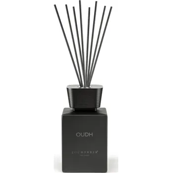 Aroma difuzér Locherber Milano Difuzér s tyčinkami Black Edition s vůní OUDH - 2500 ml LH440212