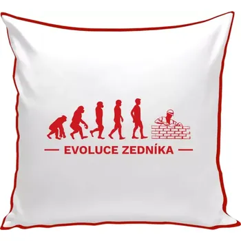 Polštář Polštář barevný 32x32 cm Evoluce - zedník